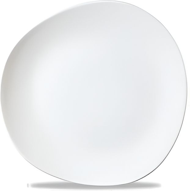 Churchill - Super Vitrified Trace 11.25" Organic Round Plate, Pack of 12 - WHOG101