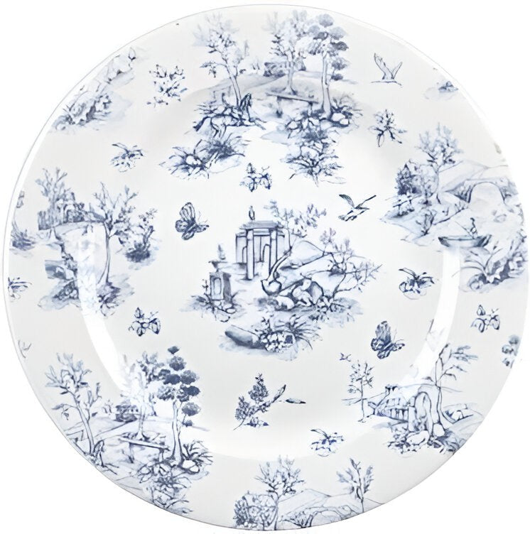 Churchill - Vintage Prints 11" Super Vitrified Toile Prague, Pack of 12 - TOPPD271