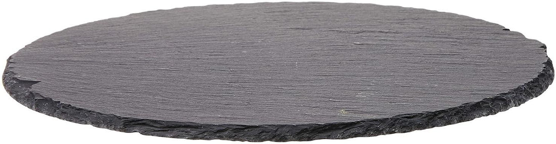 Cilio - 11" Black Slate Round Serving and Cheese Board - C296556