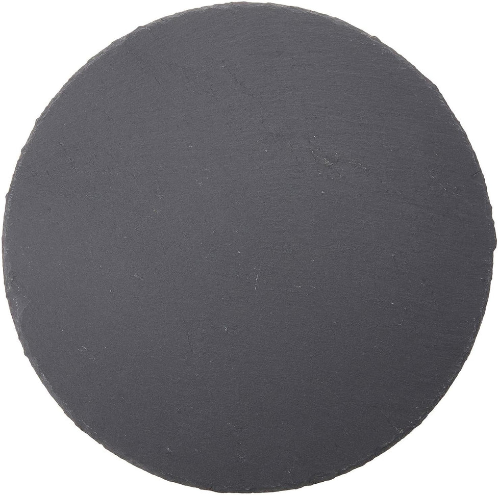 Cilio - 11" Black Slate Round Serving and Cheese Board - C296556