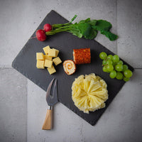 Cilio - 11.8" Black Slate Rectangle Serving and Cheese Board - C296549
