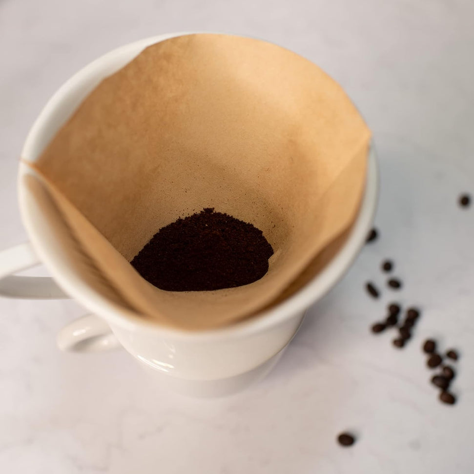 Cilio - #2/Small White Porcelain Coffee Filter/Holder Pour-Over - C105162