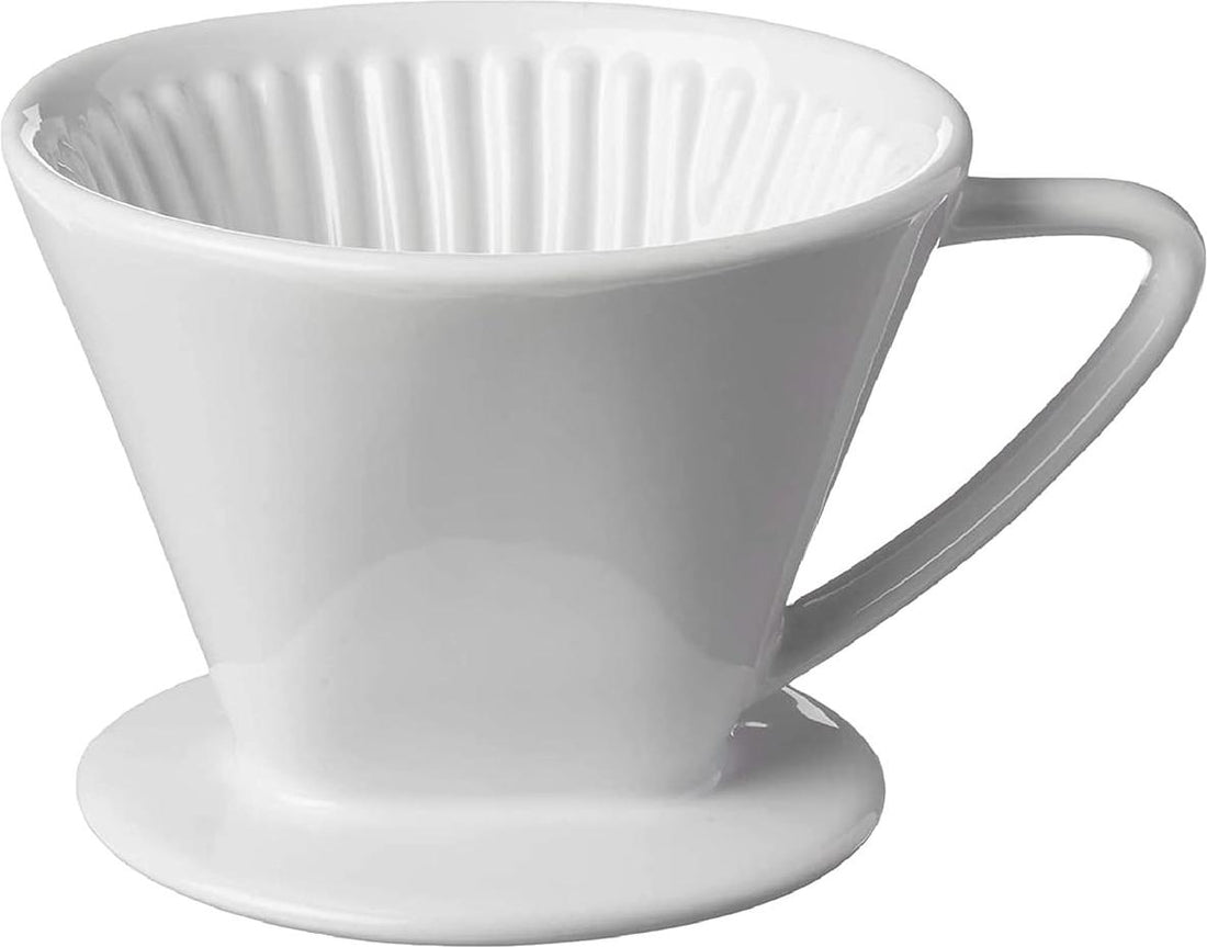 Cilio - #2/Small White Porcelain Coffee Filter/Holder Pour-Over - C105162
