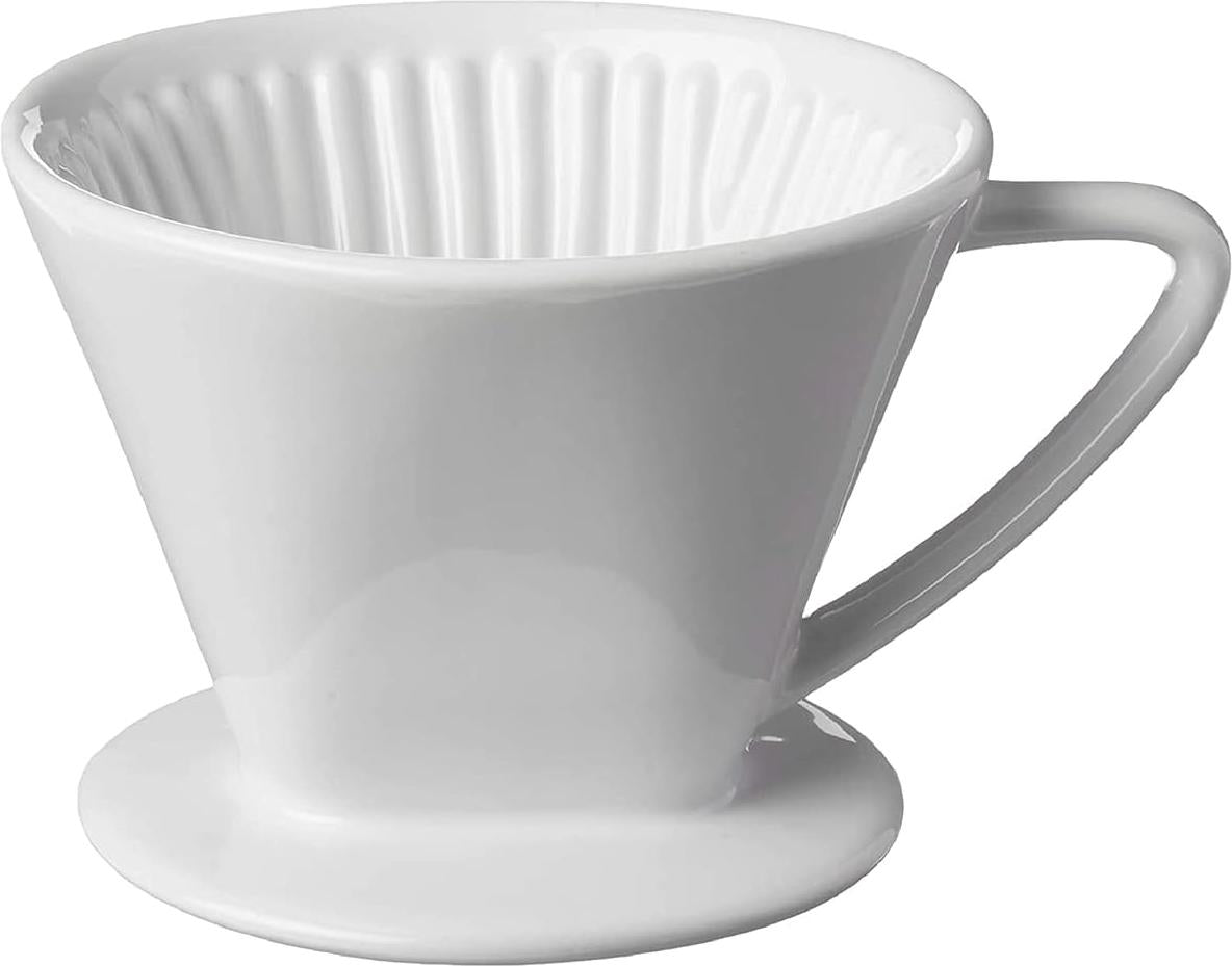 Cilio - #2/Small White Porcelain Coffee Filter/Holder Pour-Over - C105162
