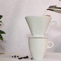 Cilio - ‎#4/Medium Porcelain Coffee Filter/Holder Pour-Over - C104943