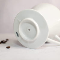 Cilio - #6/Large White Porcelain Coffee Filter/Holder Pour-Over - C105179