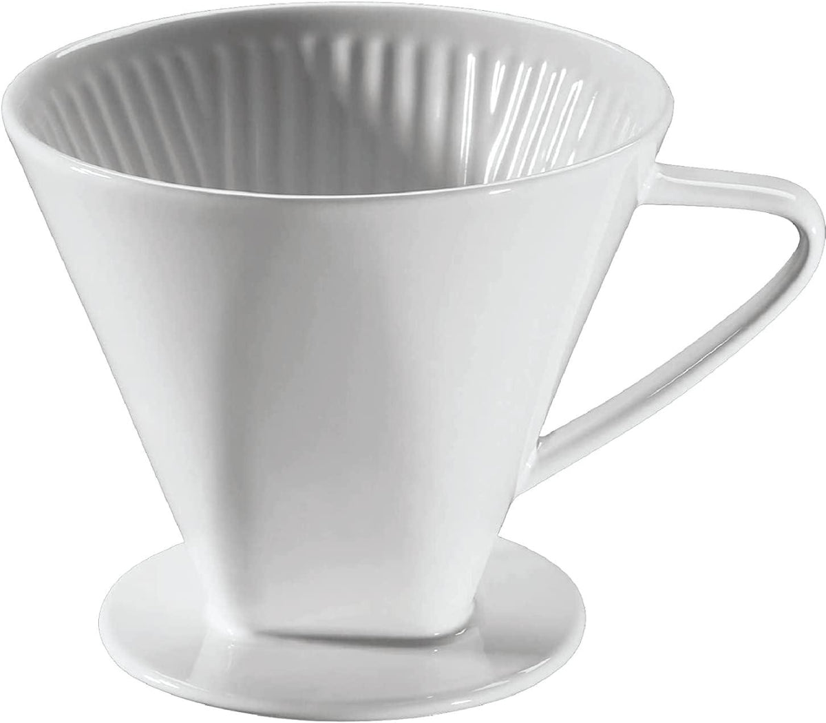 Cilio - #6/Large White Porcelain Coffee Filter/Holder Pour-Over - C105179