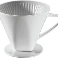 Cilio - #6/Large White Porcelain Coffee Filter/Holder Pour-Over - C105179