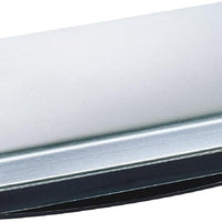 Cilio - 6.75" Silver and Black Stainless Steel Table Crumb Remover - C305005