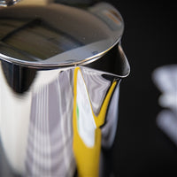 Cilio - Aida 4 Oz Silver Moka Pot / Stovetop Espresso Maker - C342239