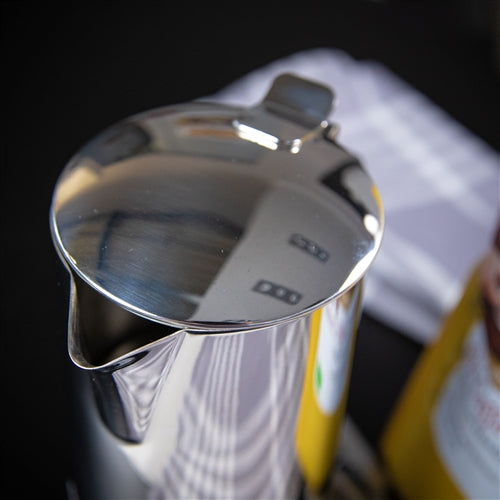 Cilio - Aida 4 Oz Silver Moka Pot / Stovetop Espresso Maker - C342239