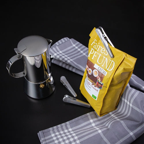 Cilio - Aida 22 Oz Silver Moka Pot / Stovetop Espresso Maker - C342246