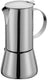 Cilio - Aida 4 Oz Silver Moka Pot / Stovetop Espresso Maker - C342239