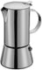 Cilio - Aida 8.5 fl. oz. Silver Moka Pot / Stovetop Espresso Maker - C342048