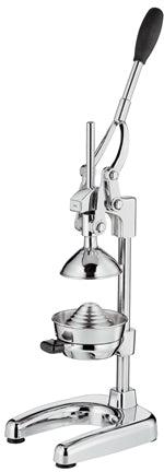 Cilio - Amalfi 7" x 8" Cast Aluminum Silver Polished Lever Pull Citrus Press - C309164