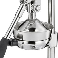 Cilio - Amalfi 7" x 8" Cast Aluminum Silver Polished Lever Pull Citrus Press - C309164