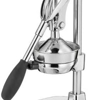 Cilio - Amalfi 7" x 8" Cast Aluminum Silver Polished Lever Pull Citrus Press - C309164