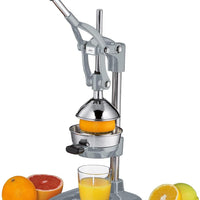 Cilio - Amalfi 7" x 8" Silver Matte Citrus Press Juicer - C309133