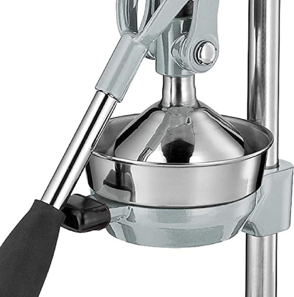 Cilio - Amalfi 7" x 8" Silver Matte Citrus Press Juicer - C309133