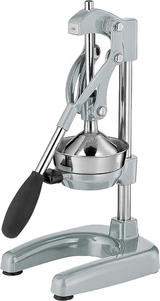 Cilio - Amalfi 7" x 8" Silver Matte Citrus Press Juicer - C309133