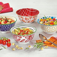 Cilio - Flowers 6" 17 fl. oz Porcelain Bowl - C107678