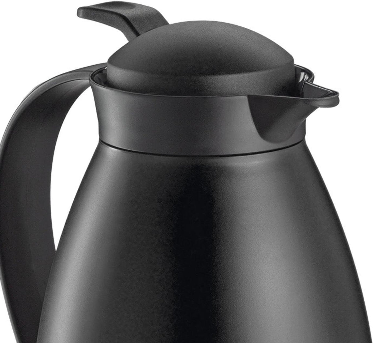 Cilio - Imola 34 Ounce Black Insulated Beverage Server with Glass Liner - C544367