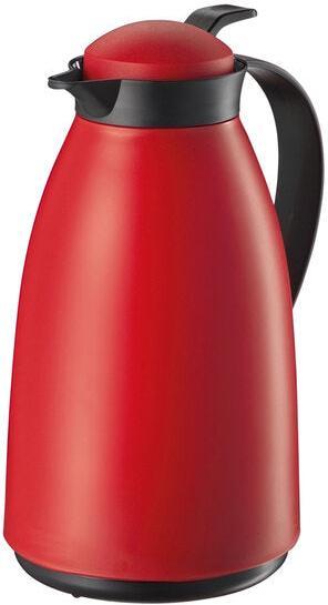 Cilio - Imola 34 Ounce Matte Red Insulated Beverage Server with Glass Liner - C544343