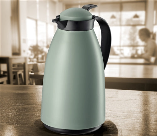 Cilio - Imola 34 Ounce Mint Green Insulated Beverage Server with Glass Liner - C544350