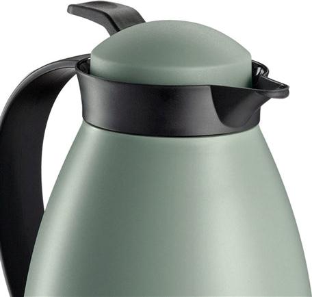 Cilio - Imola 34 Ounce Mint Green Insulated Beverage Server with Glass Liner - C544350