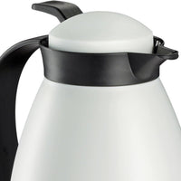 Cilio - Imola 34 Ounce White Insulated Beverage Server with Glass Liner - C544336