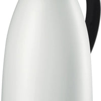 Cilio - Imola 34 Ounce White Insulated Beverage Server with Glass Liner - C544336