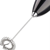 Cilio - Latteforte 9.9" Black Matte Milk Frother, with Stainless Steel Stand - C103168