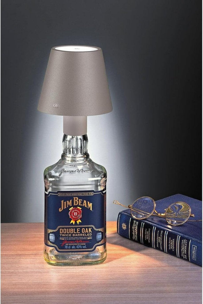 Cilio - Luce 5.25" Grey LED Bottle Lamp - C190670