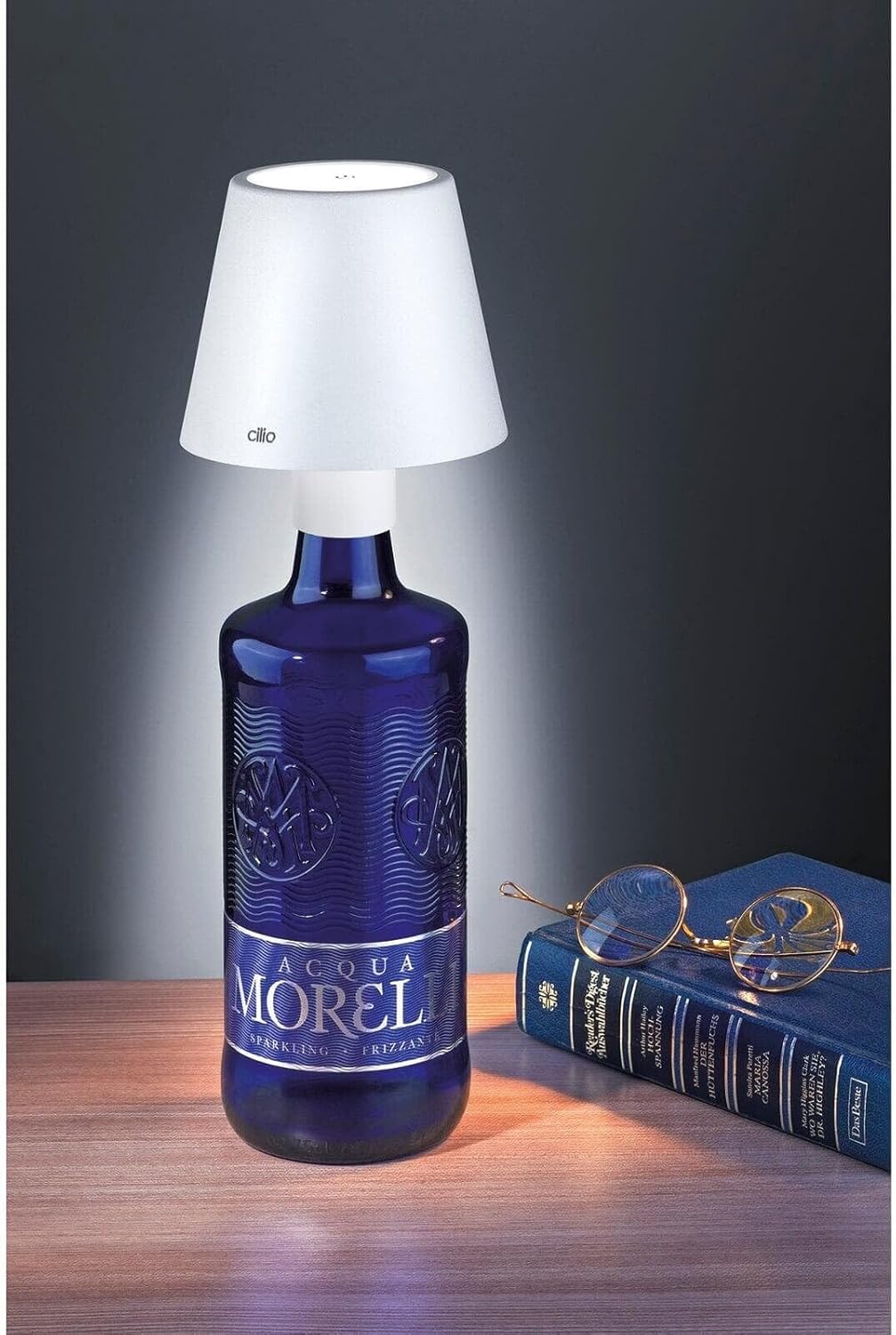 Cilio - Luce 5.25" White LED Bottle Lamp - C190663