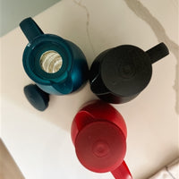 Cilio - Monza 34 Ounce Turquoise Insulated Tempered Glass Core Beverage Server-Hot/Cold Carafe-Coffee Pitcher - C544572