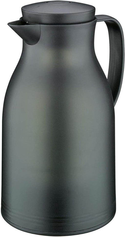 Cilio - Monza 34 Ounce Black Insulated Tempered Glass Core Beverage Server-Hot/Cold Carafe-Coffee Pitcher - C544565
