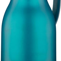 Cilio - Monza 34 Ounce Turquoise Insulated Tempered Glass Core Beverage Server-Hot/Cold Carafe-Coffee Pitcher - C544572