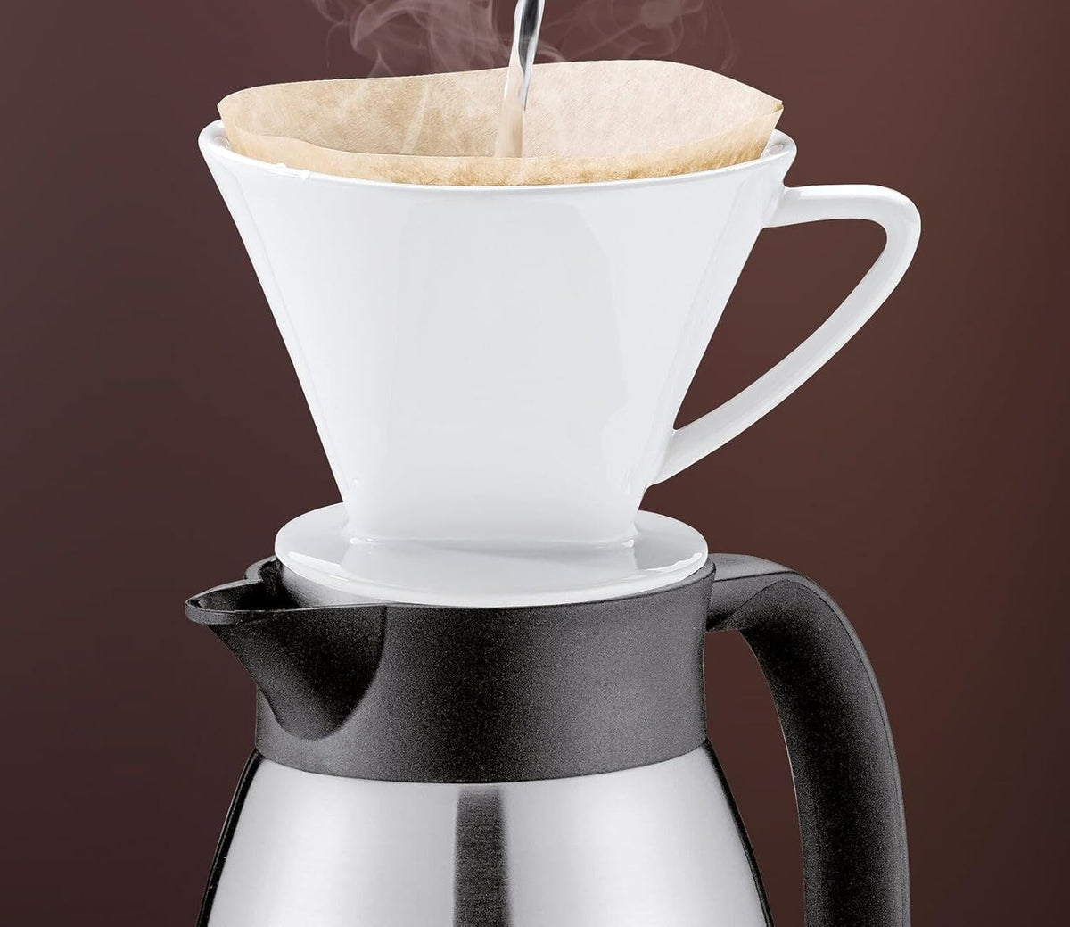 Cilio - Savona 34 fl. oz. Stainless Steel Insulated Double-Wall Beverage Server - C544077