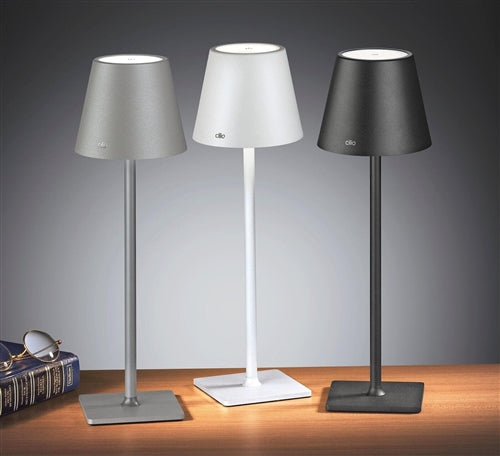Cilio - Sole 13.75" Black LED Table Lamp - C190656