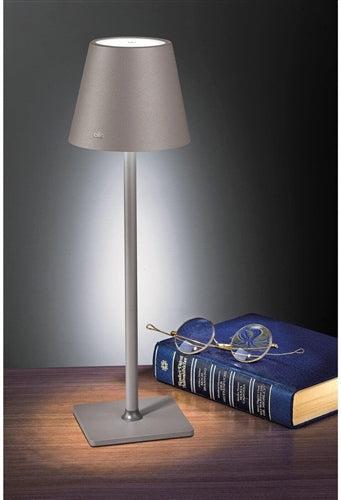 Cilio - Sole 13.75" Grey LED Table Lamp - C190649