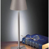 Cilio - Sole 13.75" Grey LED Table Lamp - C190649