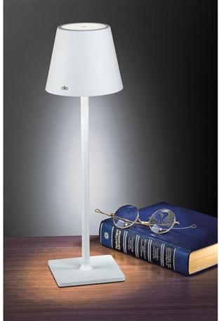 Cilio - Sole 13.75" White LED Table Lamp - C190632