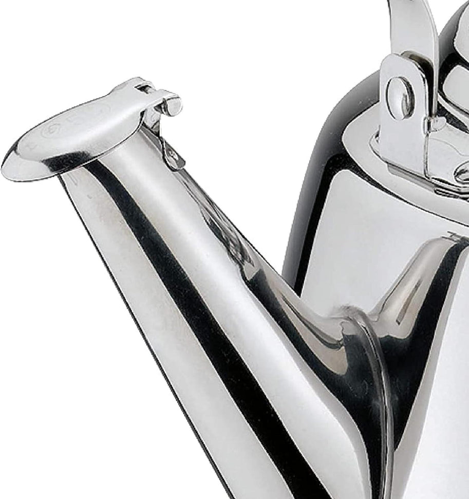 Cilio - Tradition 2.6 Qt Stainless Steel Tea Kettle with Wooden Handles - C430820