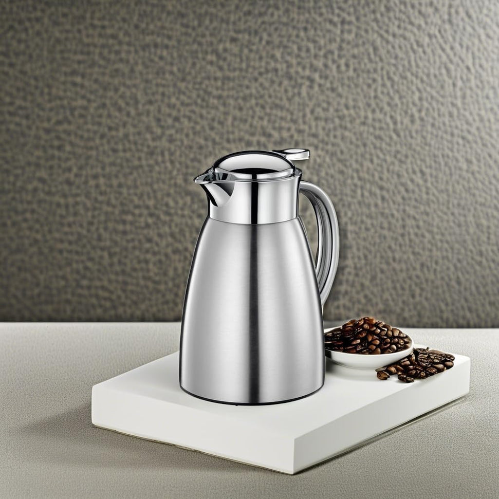 Cilio - Triest 34 Ounce Stainless Steel Double Wall Insulated Beverage Server - C544176