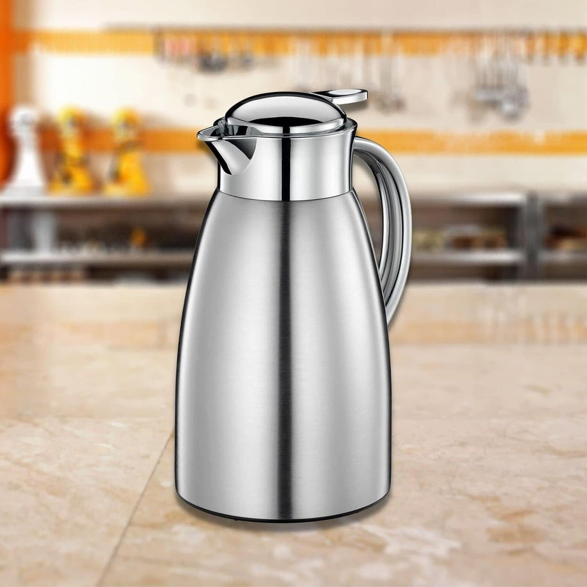 Cilio - Triest 68 Ounce Stainless Steel Double Wall Insulated Beverage Server - C544190