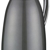 Cilio - Venezia 34 fl. oz. Grey Stainless Steel Insulated Beverage Server with Tempered Glass Liner - C543919