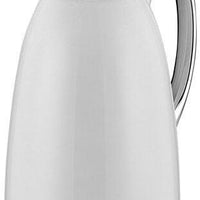 Cilio - Venezia 34 fl. oz. White Stainless Steel Insulated Beverage Server with Tempered Glass Liner - C543933