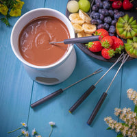 Cilio - White Porcelain Chocolate Fondue Set - C104417