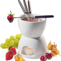 Cilio - White Porcelain Chocolate Fondue Set - C104417