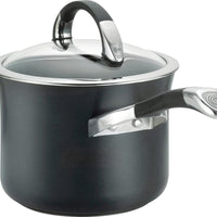 Circulon - 11 PC Black Symmetry Hard Anodized Cookware Set Black - 87376